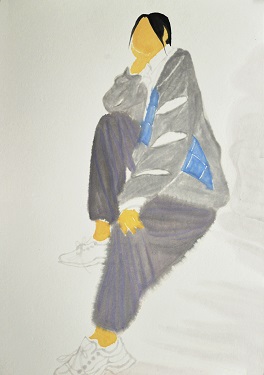 Triangular sitting position